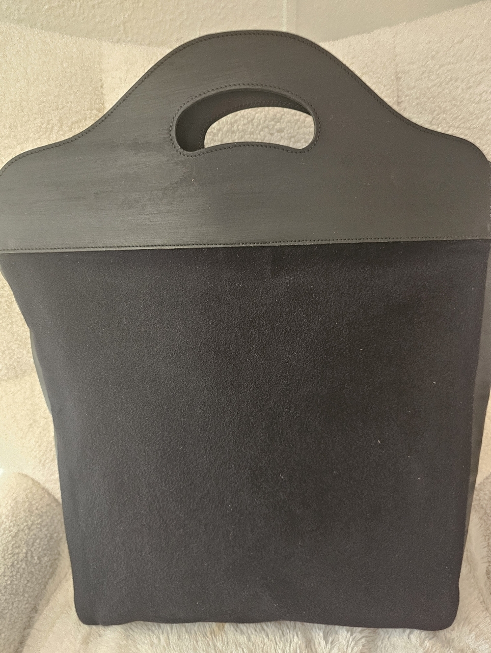 Gucci: Vintage Tote Bag: Suede & Leather - Picture 6 of 16